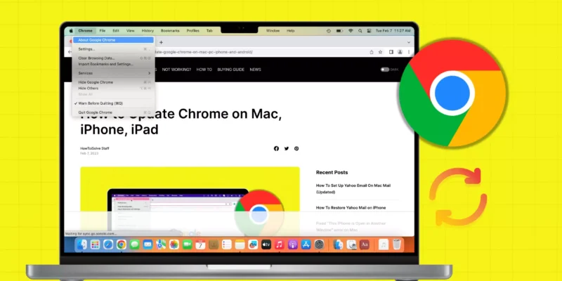 How to Update Chrome on Mac, iPhone, iPad