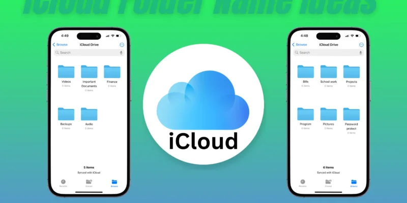 100+ iCloud Folder Name Ideas in 2026
