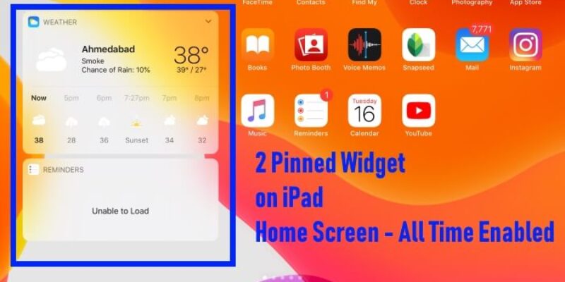 How to keep widgets on Home Screen iPadOS 18
