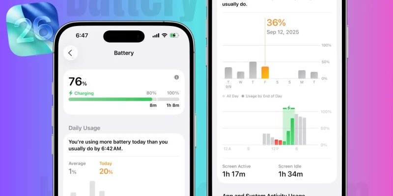 iPhone Battery Draining Fast After iOS 26 Update? Try These Fixes