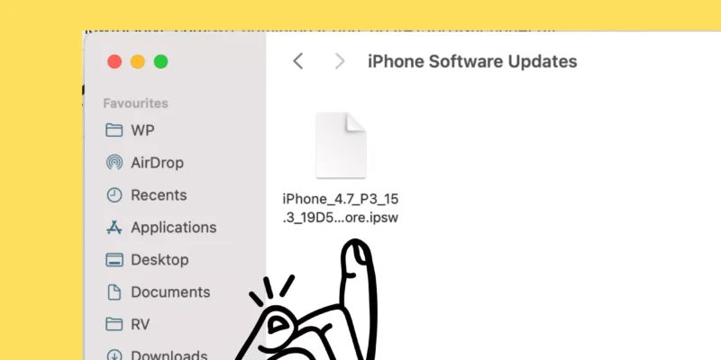 Where are IPSW Files Stored on Mac, Windows? Here’s Answer