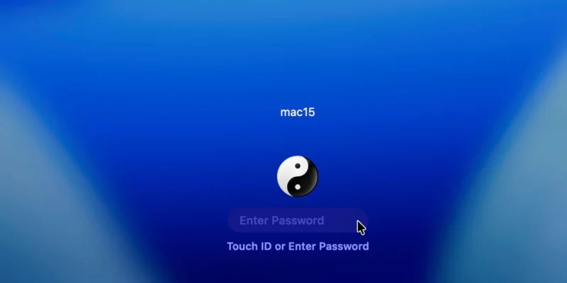 macOS 26 Login Screen Loading Bar Explained