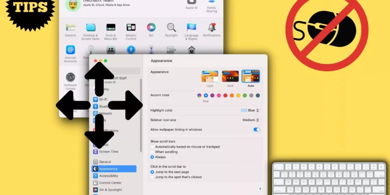 How do I Navigate my System Preferences without a Mouse? Using Keyboard