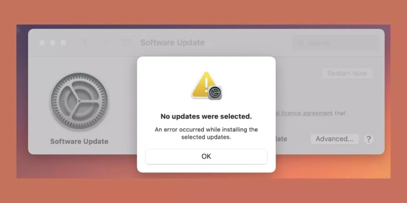 9 Fixes No updates were selected On Mac Update macOS 15