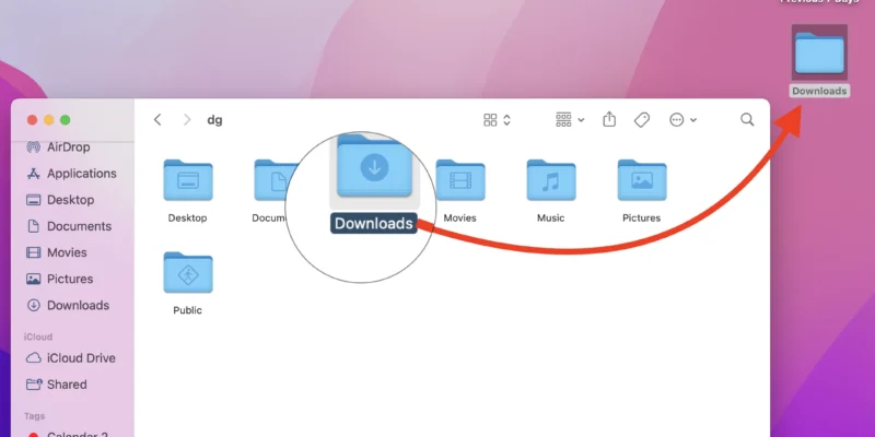 How to Restore Disappeared Downloads Folder to Mac Dock
