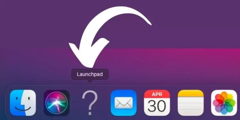 Question Mark instead of a Launchpad in the Dock: Here’s fix