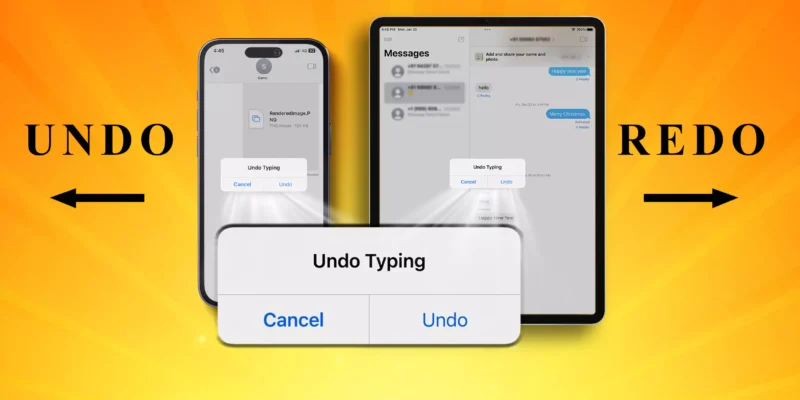 4 Ways to Redo or Undo Typing On iPhone, iPad (Notes, mail…)