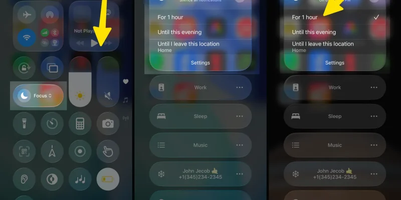 Turn ON/OFF Do Not Disturb on iPhone: Schedule & Customize