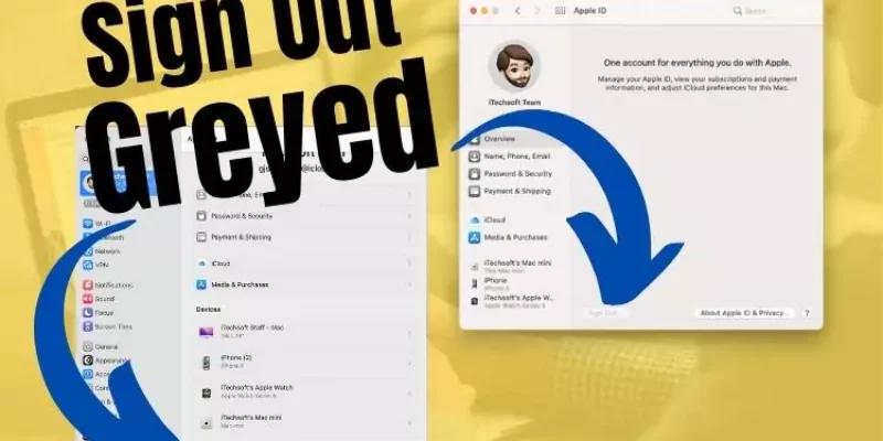 5 Fixes Apple ID Sign Out Greyed out Issue on Mac (2026)