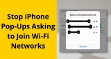 How to stop iPhone asking to join Wi-Fi networks