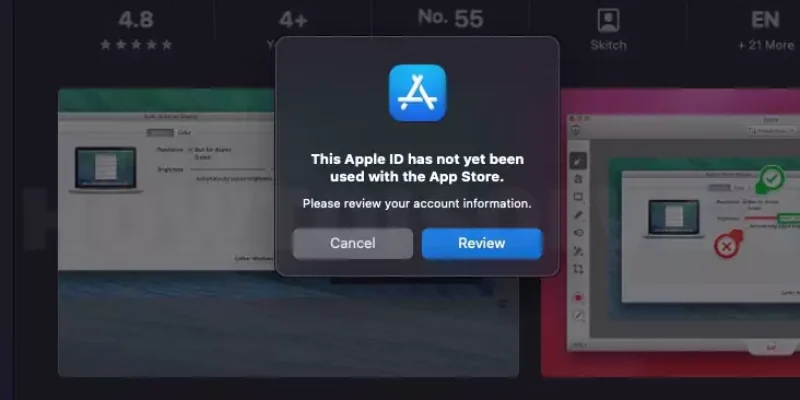 This Apple ID Has Not Been used With the Apple Store On Mac (100% Fixed)