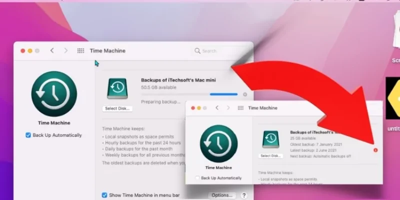 6 Fixes Time Machine Stuck On Preparing Backup on Mac