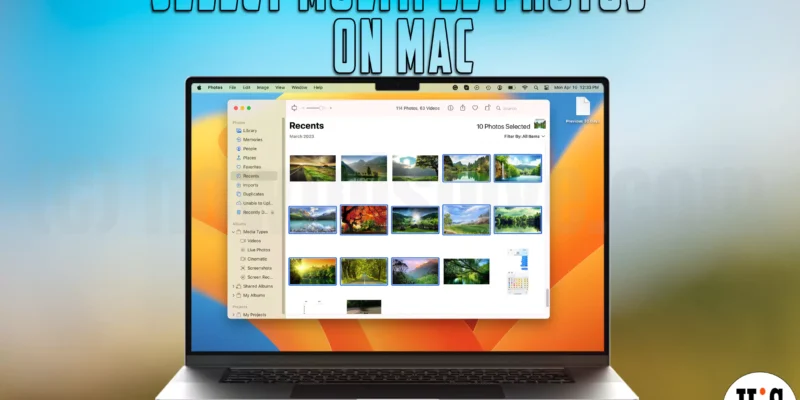 How To Select Multiple Photos On Mac