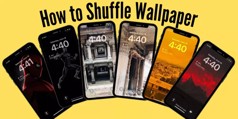 How to Set Shuffle Wallpaper on iPhone in iOS 26