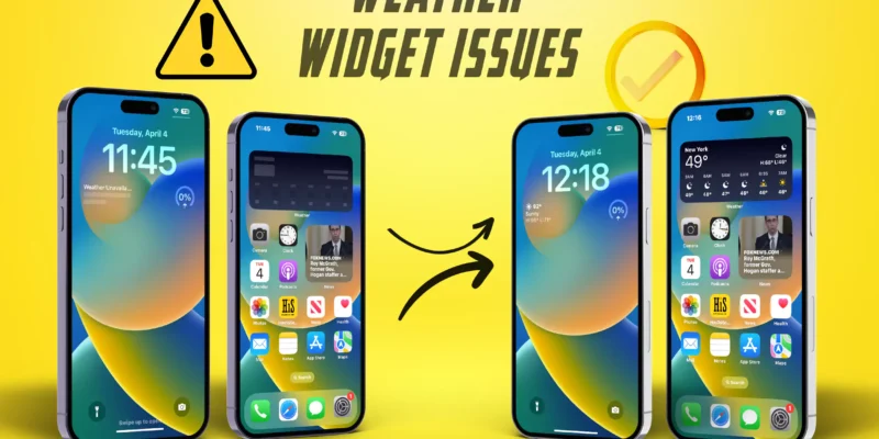 Fix Weather Widget Not Working on iPhone